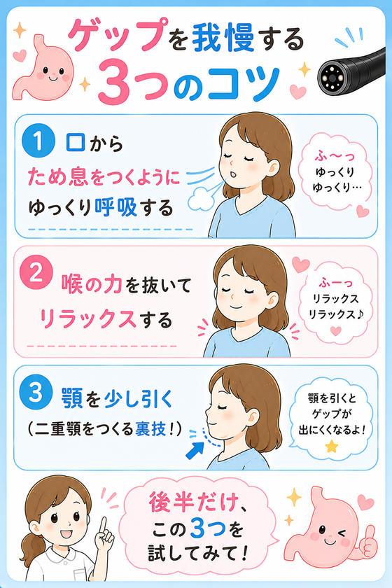 ゲップを我慢する3つのコツ