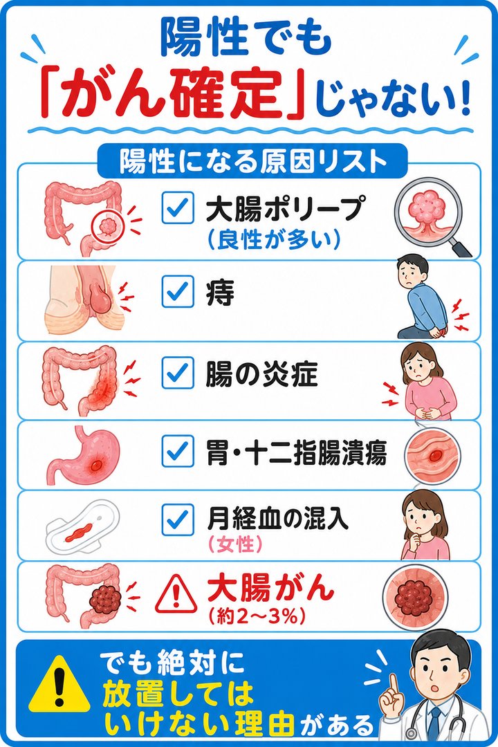 陽性でも「がん確定」じゃない！