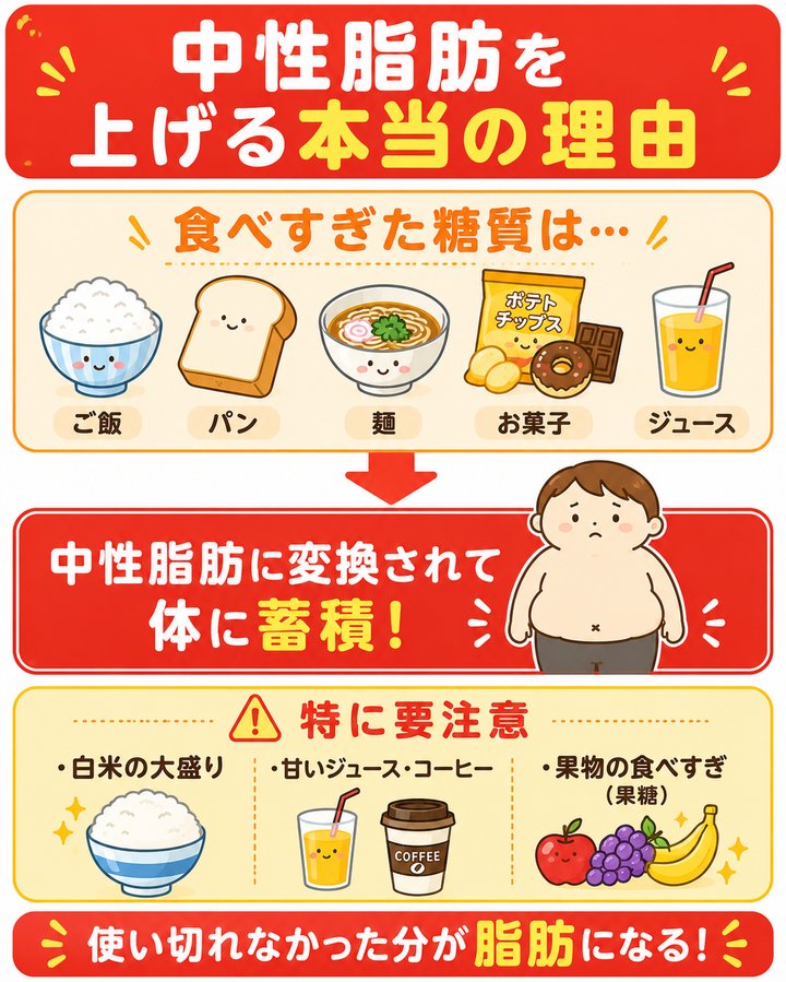 中性脂肪を上げる「意外な犯人」
