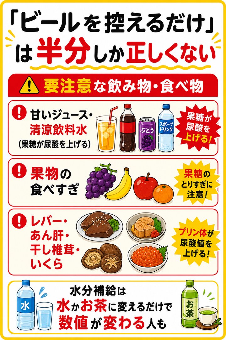 「ビールを控えるだけ」は半分しか正しくない